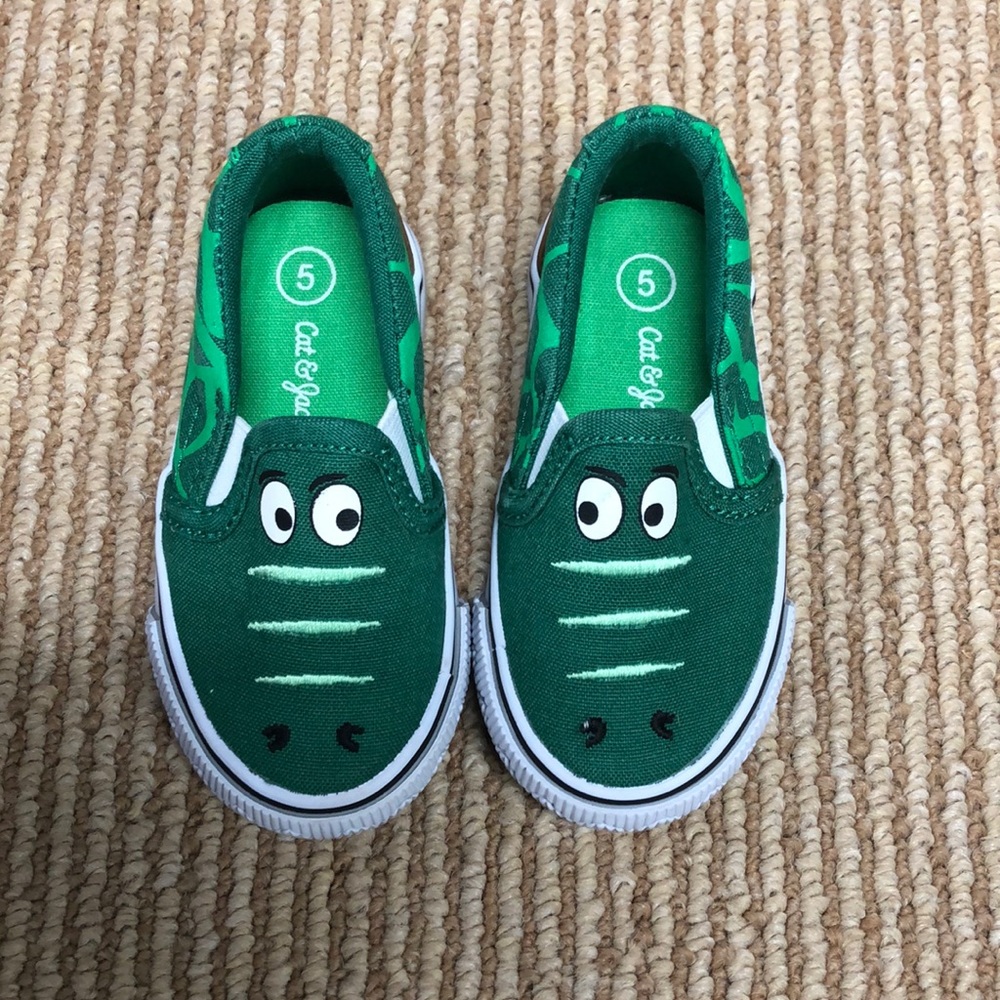Crocodile slip ons